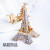 Paris Eiffel Tower boutique inlaid diamond metal keychain car lovers gift bag pendants accessories