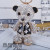 Creative animation oversized adorable bear diamond drops of oil metal car key pendant lovers gift bag