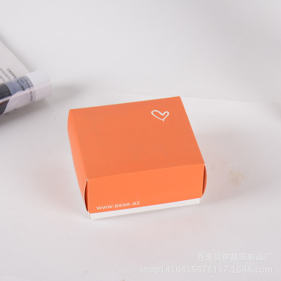 White kraft paper carton factory environmental protection packing box gift box custom