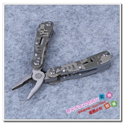 Multi-function tool clamp combination multi-function tool knife outdoor portable tip pliers