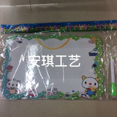 The new infant learning and writing painting drawing board, small children's cartoon board, erasable board.