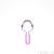 Peach Heart U-Shaped Double-Line Hair Remover Facial Arm Sweat Shaver
