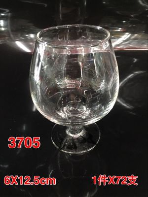 Crystal White Glass Peach Cup White Blue Bottom Cup