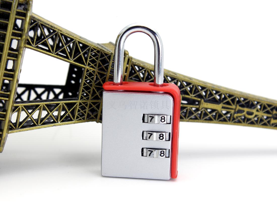 高品质 3位码 锌合金箱包密码锁 密码挂锁 密码锁