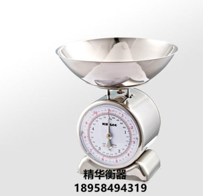 The old disk called mechanical kitchen scale 5KG spring balance scale pointer scale electronic scale
