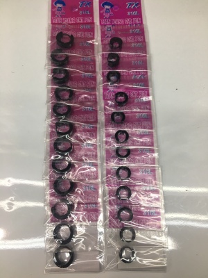 Korean fashion plated black ear clip