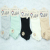 New Pure Color All Cotton Short Tube Women's Socks Spring/Summer Breathable Low Top Low Cut Thin Socks Student Socks Wholesale