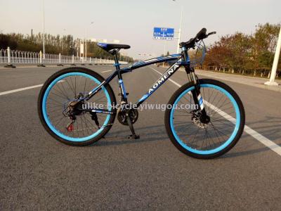 Bike 26 \"21 Wolf speed forest fashion disc brake variable-speed mountain bike factory direct selling