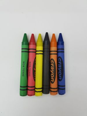 Jumbo crayon with good diameter and quality, 6 color, 12 color package