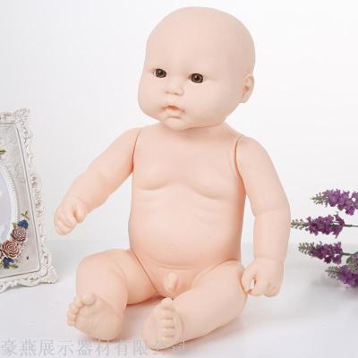 Haoyan Model 46cm Long Newborn Baby Doll Model Soft Rubber Children Model