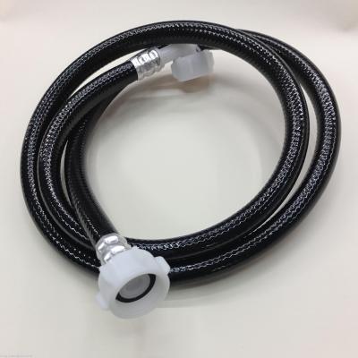 High quality black PVC European washing machine water inlet pipe