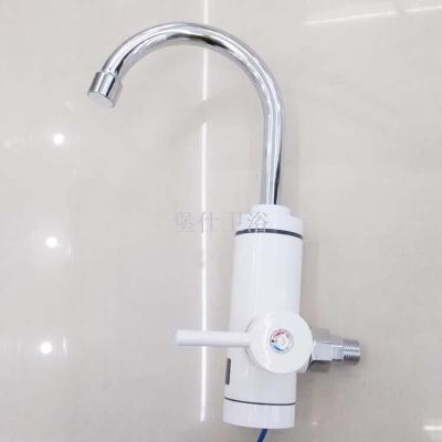 Into the wall of the kitchen electric water faucet lamp digital display that is a series of thermal plating polishing