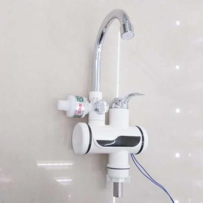 Electric faucet with leakage protection plug lamp thermal series digital display electropolishing