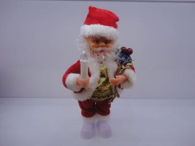 9123 new 11 inch electric Christmas Santa Claus gift decorations