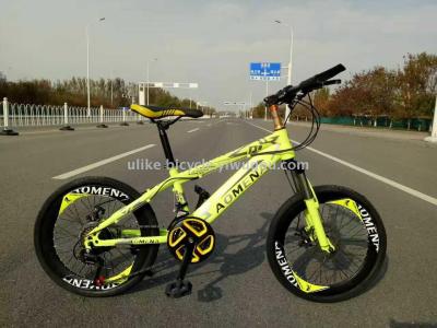 Bike 20 inches 21 speed 40 knife ring fashion disc brake variable-speed mountain bike factory direct selling