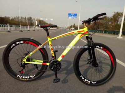 Bike 26 \"21 speed fashion disc brake variable-speed mountain bike factory direct selling