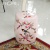 American Pastoral hand-painted ceramic peach Fangfei decoration Home Furnishing snare drum stool stool