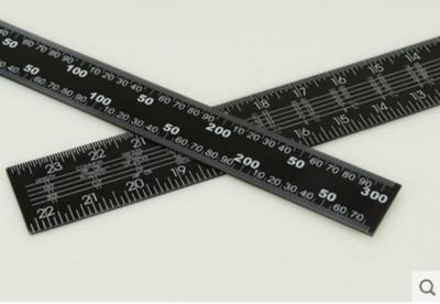 90 degree black steel square L square feet turning ruler carpenters'rules 300mm600mm