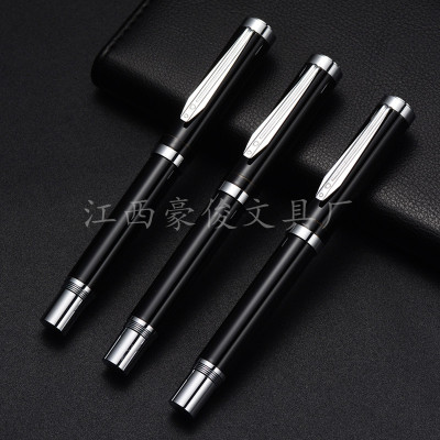 Baozhu Signature Pen High-End Business Gifts Metal Insert Signature Pen Custom Logo Metal Pen