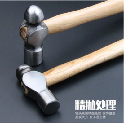 Round hammer hammer hammer hammer hammer hammer milk iron hammer head steel hammer hammer with wooden handle