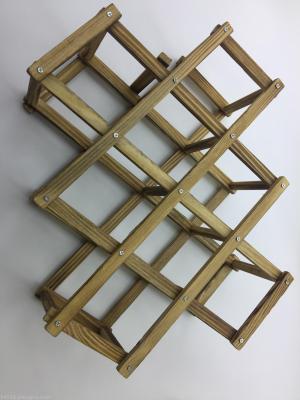 Pine wine frame, wine rack