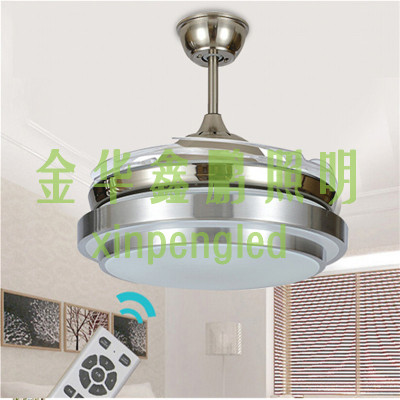 Stealth fans LED chandelier inverter lights fan remote ceiling fan lights