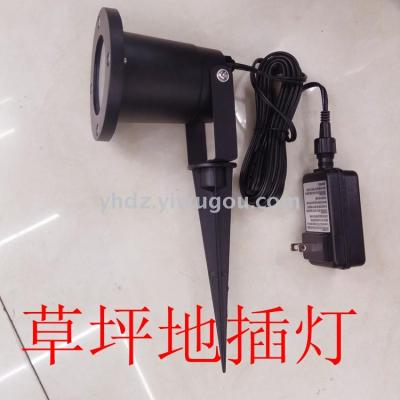 Aluminum shell lawn garden lamp laser light lamp lights go from dynamic atmosphere