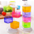 Vertical Four-Layer Condiment Dispenser Color Seasoning Bottle Rotating Condiment Dispenser