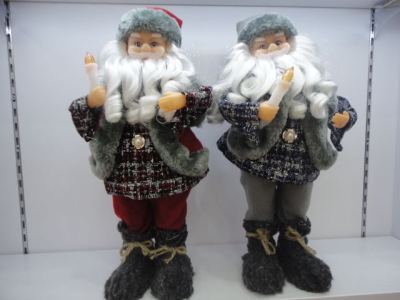 912312 inch electric vest Claus Christmas decorations