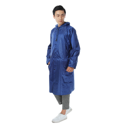 Jacquard long raincoat