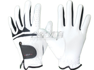 HJ-X032 men's Leather Golf Gloves