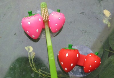 Strawberry toothbrush holder creative Home Furnishing supplies new exotic products strawberry single toothbrush rack