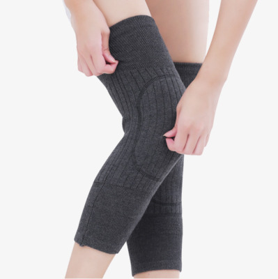 Cashmere Warm Knee Pads for Old and Cold Legs Autumn and Winter Thicken and Lengthen Joint Cold-Proof Knee Pads for the Elderly Unisex