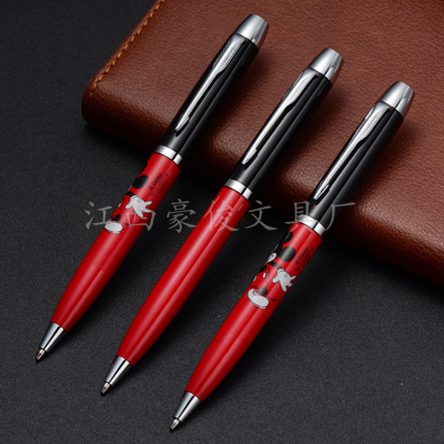 Factory Direct Sales High-End Durable Rotary Metal Pen Hotel Factory Advertising Marker Custom Logo Metal Pen