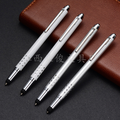 New Creative Conference Touch Capacitive Pen Press Metal Pen Advertising Direct Sales Creative Custom Logo