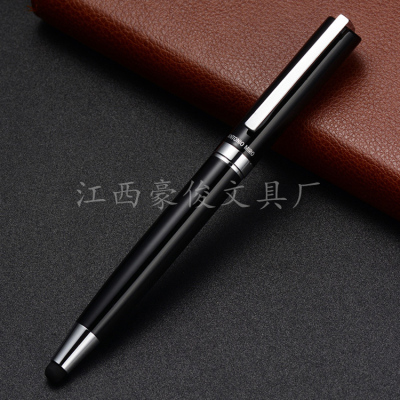 Touch Capacitive Pen Conventional Gel Pen High-End Brand Metal Pen Customized Logo Metal Pen Rotation