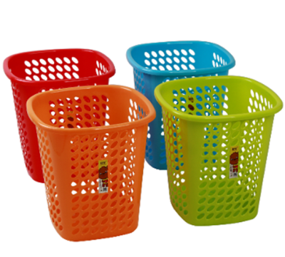 Square circular laundry basket plastic dirty clothes storage basket 8809/8805