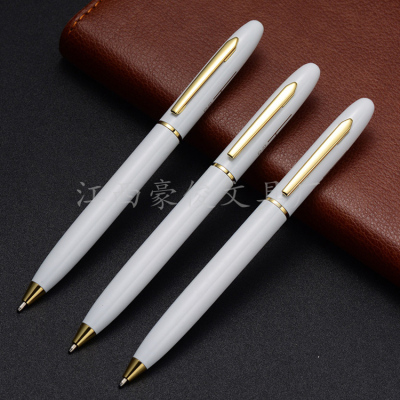 Rotating High-End Metal Pen Ballpoint Pen Best-Selling Advertising Marker Processing Custom Factory Custom Logo