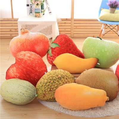 The new creative 3D simulation fruit pillow plush toy gift gifts for children