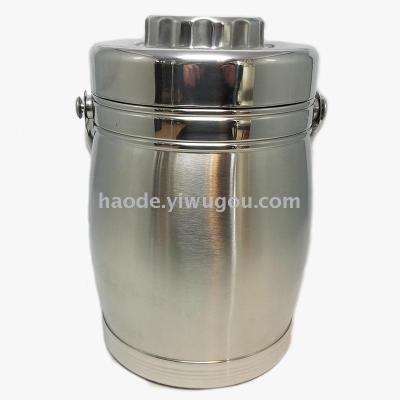 Stainless steel heat preservation lift pot double layer heat preservation lunch box seal anti - overflow heat preservation lift pot