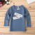 Yiwu boys and girls New Year long sleeve T-shirt comfortable round collar English print undershirt big boy 2019