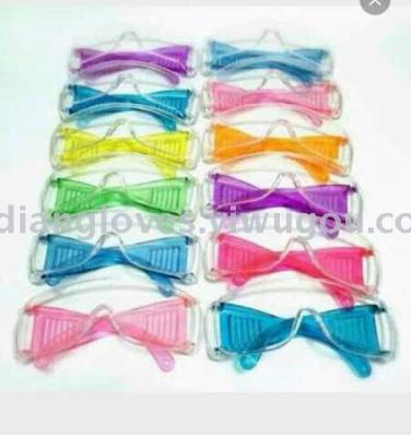 Spot supply Thailand Songkran glasses legs colorful transparent lens protective glasses manufacturers selling price