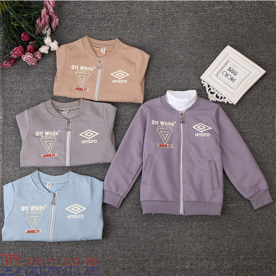 selling male children's wear T-shirt long sleeve 2018 spring children's coat comfortable embroidered coat.