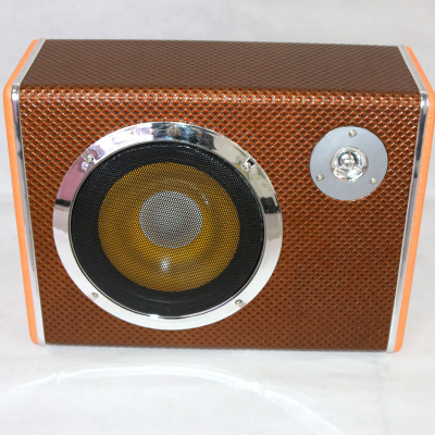 Leather suitcase car stereo. With bluetooth