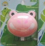 The frog toothbrush cartoon family toothbrush holder creative products