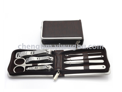 Manufacturer's direct selling nail clipper suit with stainless steel smiling face and nail clippers