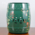American Pastoral hand-painted ceramic green flower decoration Home Furnishing snare drum stool stool