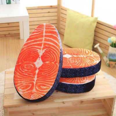 Salmon salmon pillow cushion novelty plush toy washable Home Furnishing creative simulation
