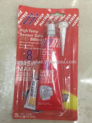 MATRIX Red Color silicone 8 gasket maker with 502 super glue