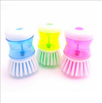 Plastic hydraulic brush pot brush multi color random kitchen gadget wholesale creative home wholesale